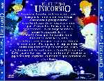 carátula trasera de divx de El Ultimo Unicornio