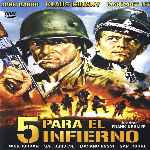 carátula frontal de divx de 5 Para El Infierno