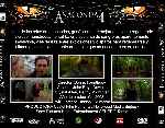 carátula trasera de divx de Anaconda 4