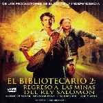carátula frontal de divx de El Bibliotecario 2 - Regreso A Las Minas Del Rey Salomon