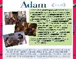 carátula trasera de divx de Adam - 2009
