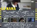 carátula trasera de divx de La Nana