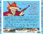 carátula trasera de divx de El Zorro Ladron