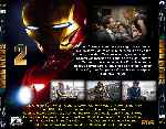 carátula trasera de divx de Iron Man 2 - V2