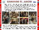 carátula trasera de divx de Ganando El Juicio - Temporada 01