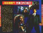 cartula trasera de divx de Johnny Mnemonic