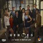 carátula frontal de divx de Heroes - Temporada 04