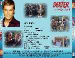 carátula trasera de divx de Dexter - Temporada 02