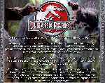 carátula trasera de divx de Jurassic Park Iii - Parque Jurasico Iii