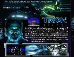 carátula trasera de divx de Tron Legacy