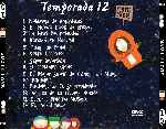 carátula trasera de divx de South Park - Temporada 12
