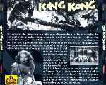 carátula trasera de divx de King Kong - 1933