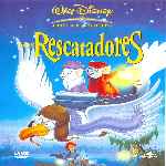 carátula frontal de divx de Los Rescatadores - Clasicos Disney