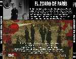 carátula trasera de divx de El Zorro De Paris - Segunda Guerra Mundial