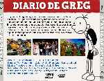 carátula trasera de divx de Diario De Greg