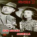 carátula frontal de divx de Que Noche Aquella - V2