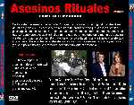 carátula trasera de divx de Asesinos Rituales - Temporada 01