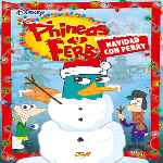carátula frontal de divx de Phineas Y Ferb - Navidad Con Perry