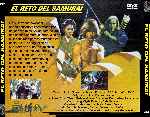 carátula trasera de divx de El Reto Del Samurai