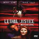 carátula frontal de divx de Justicia Letal - 1995