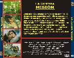 carátula trasera de divx de La Ultima Mision - 1984