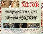 carátula trasera de divx de En Un Mundo Mejor