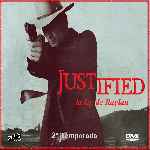 carátula frontal de divx de Justified - La Ley De Raylan - Temporada 02