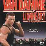 carátula frontal de divx de Lionheart - El Luchador