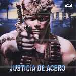 carátula frontal de divx de Justicia De Acero