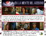 carátula trasera de divx de En La Mente Del Asesino - 2006