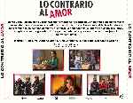 carátula trasera de divx de Lo Contrario Al Amor