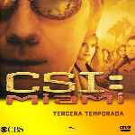 carátula frontal de divx de Csi Miami - Temporada 03