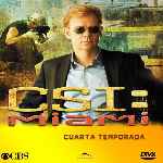 cartula frontal de divx de Csi Miami - Temporada 04