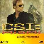 cartula frontal de divx de Csi Miami - Temporada 05