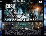 carátula trasera de divx de La Cosa - 2011