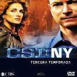 carátula frontal de divx de Csi Ny - Temporada 03