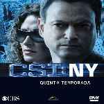 carátula frontal de divx de Csi Ny - Temporada 05