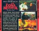carátula trasera de divx de La Zona Muerta