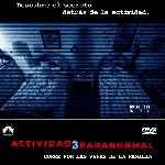 carátula frontal de divx de Actividad Paranormal 3
