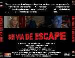 carátula trasera de divx de Sin Via De Escape - 2009 