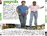carátula trasera de divx de Psych - Temporada 03