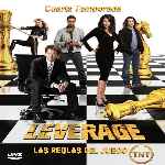 carátula frontal de divx de Leverage - Las Reglas Del Juego - Temporada 04
