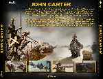 carátula trasera de divx de John Carter