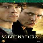 cartula frontal de divx de Sobrenatural - Temporada 03 - V2