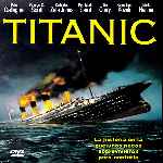 carátula frontal de divx de Titanic - 1996