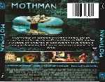 carátula trasera de divx de Mothman