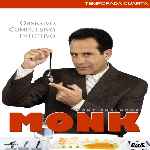 carátula frontal de divx de Monk - Temporada 04