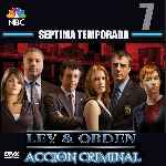 carátula frontal de divx de Ley Y Orden - Accion Criminal - Temporada 07