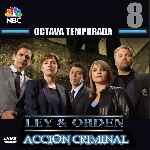 carátula frontal de divx de Ley Y Orden - Accion Criminal - Temporada 08