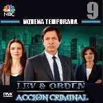 carátula frontal de divx de Ley Y Orden - Accion Criminal - Temporada 09